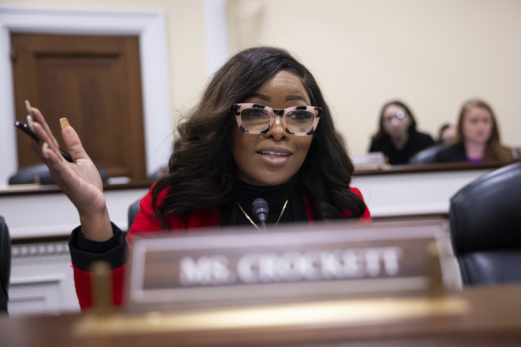 Crockett starts stumping for Oversight post, telling colleagues she's 'made for the moment' - Live Updates - POLITICO