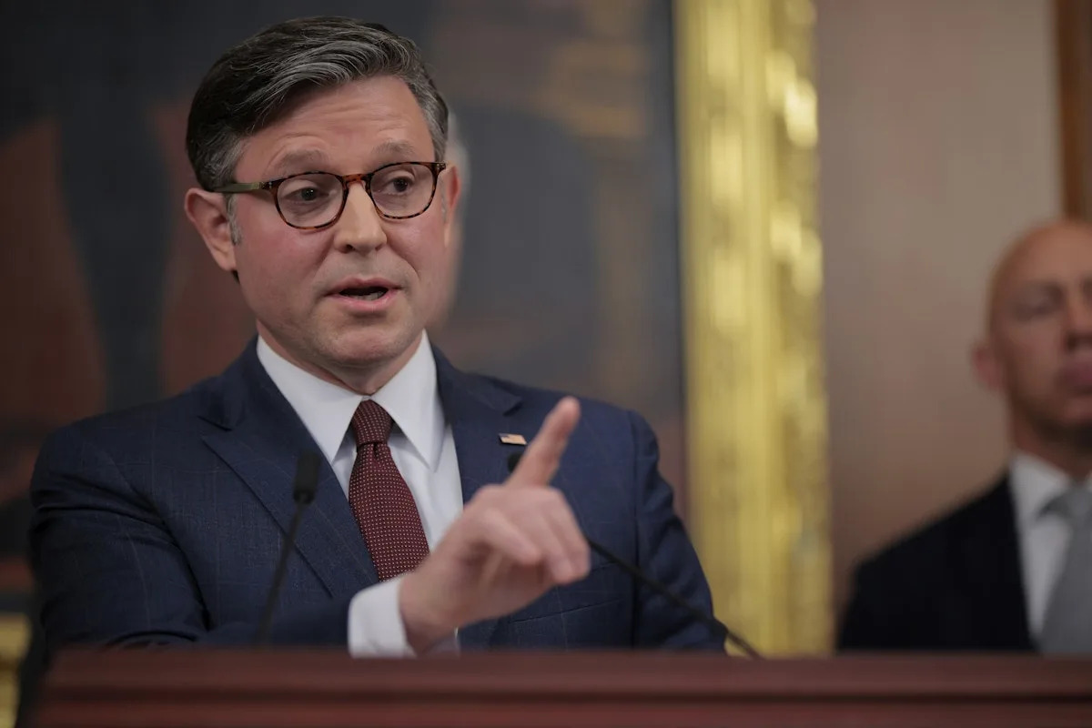 Mike Johnson Says He's Never Heard of Video He Was Already Asked About