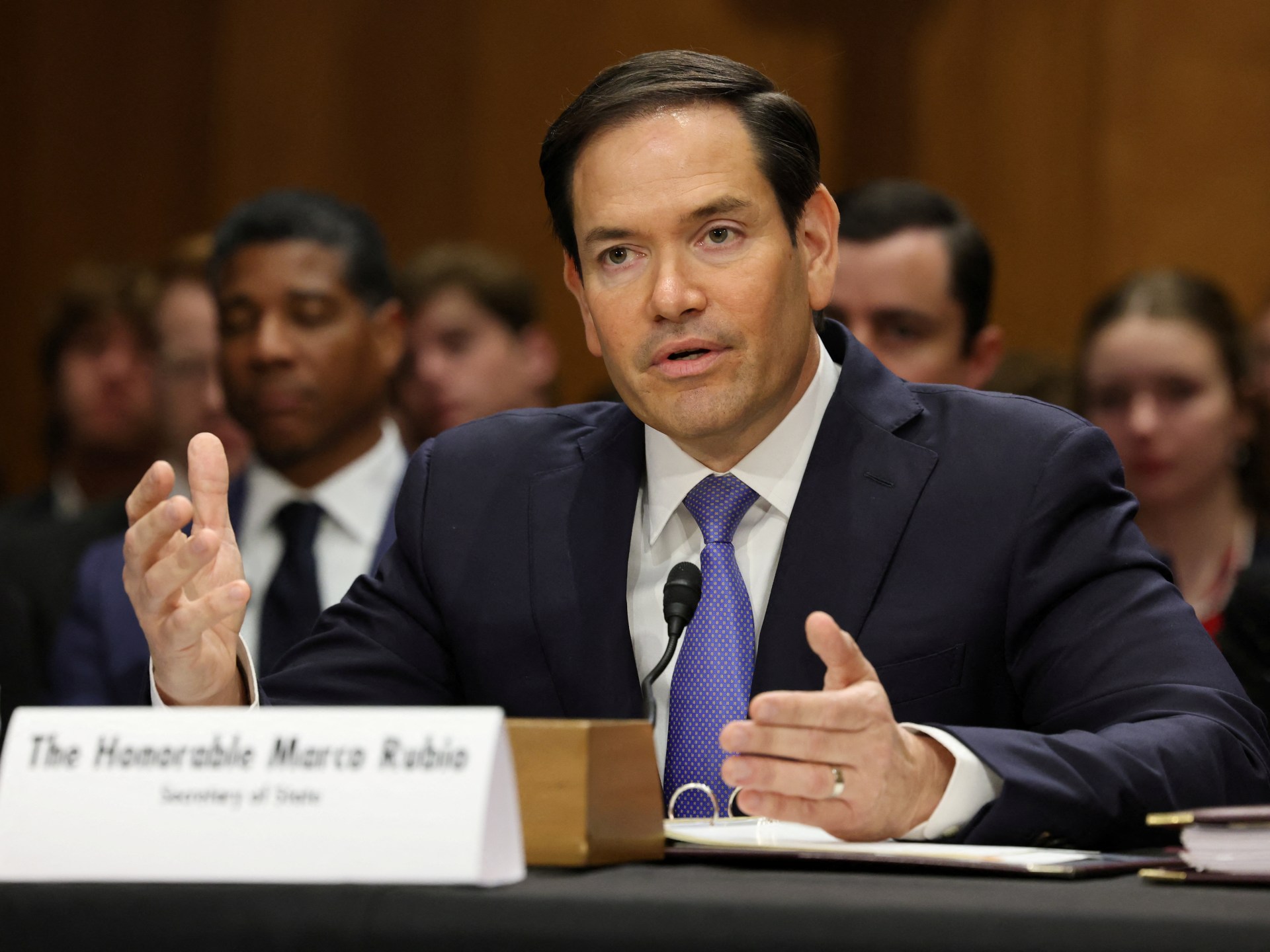 Marco Rubio suggests US ‘engagement’ led to limited aid entering Gaza
