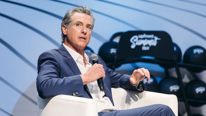 In Conversation with Governor Gavin Newsom | 2025 Upfront Summit - YouTube