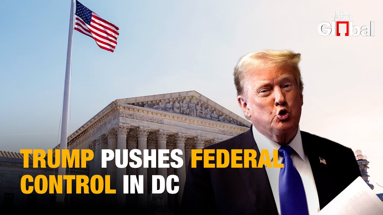 Trump Threatens Federal Takeover to Curb Crime in Washington | National Guard in DC ? - YouTube